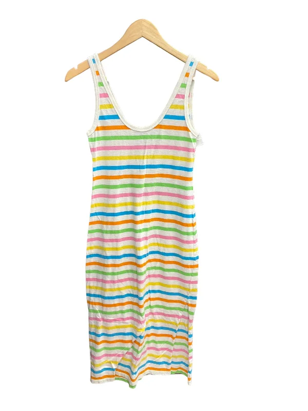 Exclusive Savings Striped Pattern Dress Casual Maxi J. Crew, Size Xs