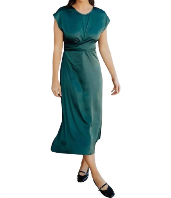 Referral Discount Royce Dress In Emerald