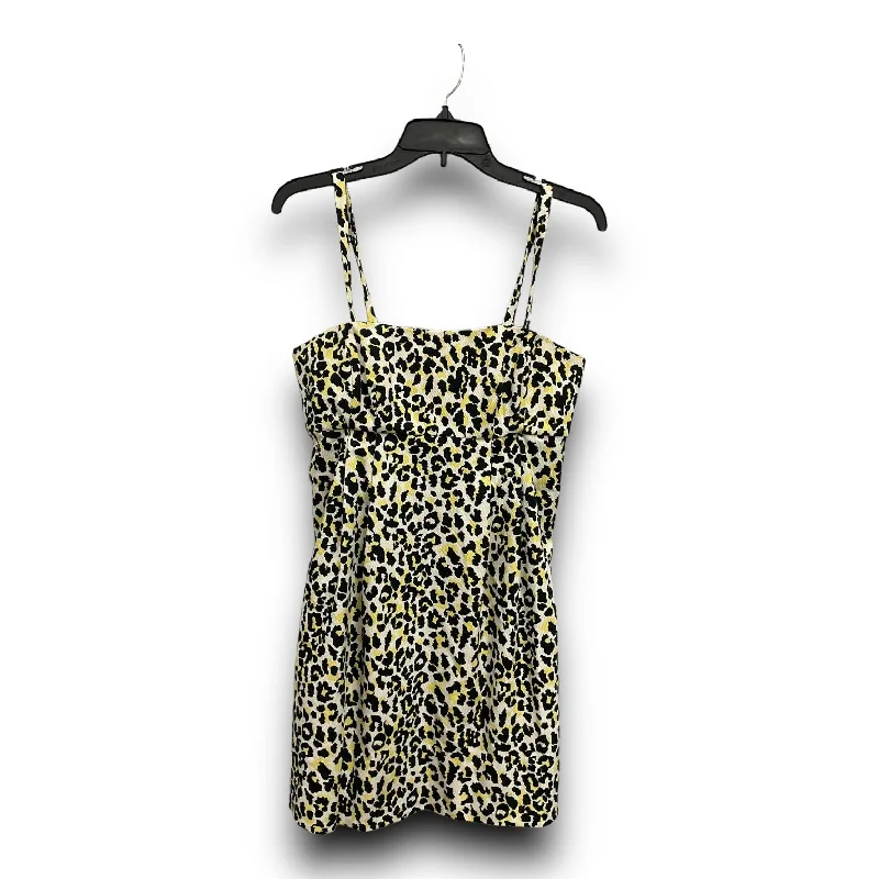 Seasonal Clearance Animal Print Dress Casual Midi Michael By Michael Kors, Size M