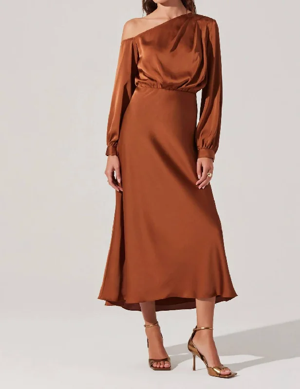 Shop and Save Elwood Dress In Copper