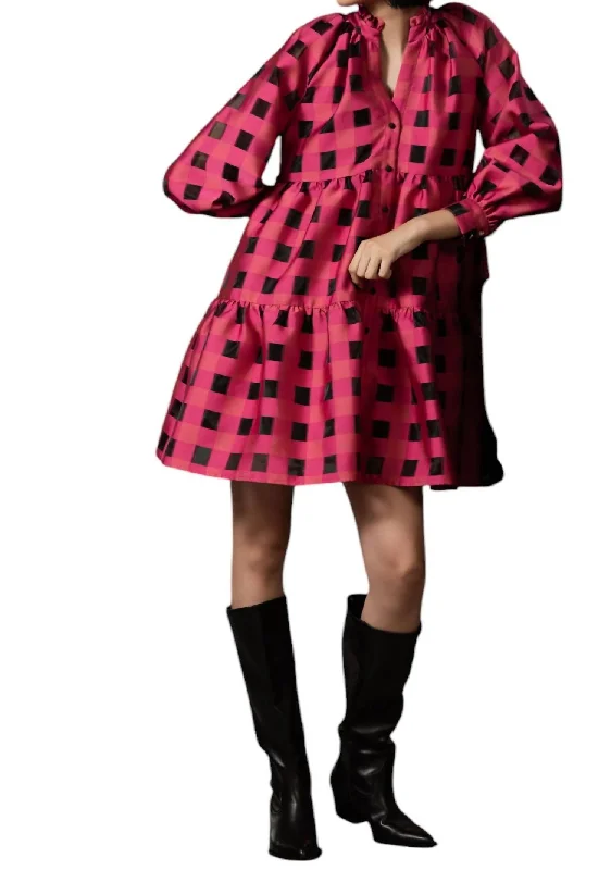 Best Bargains Lucy Dress In Crimson