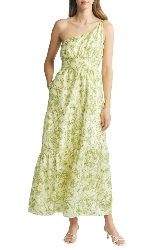 Online Exclusive Braylan Dress In Ivory Garden