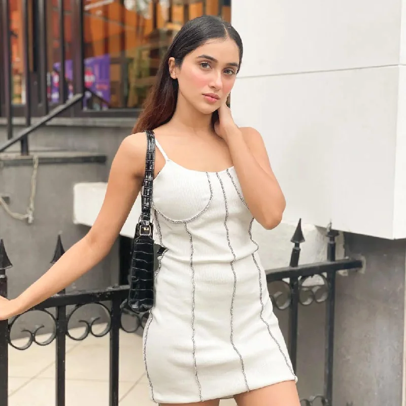 Unbeatable Prices Super Cool White Bodycon Dress