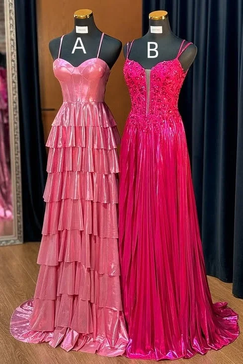 Savings Alert Satin A-Line Sweetheart Sleeves Long Party Prom Dress