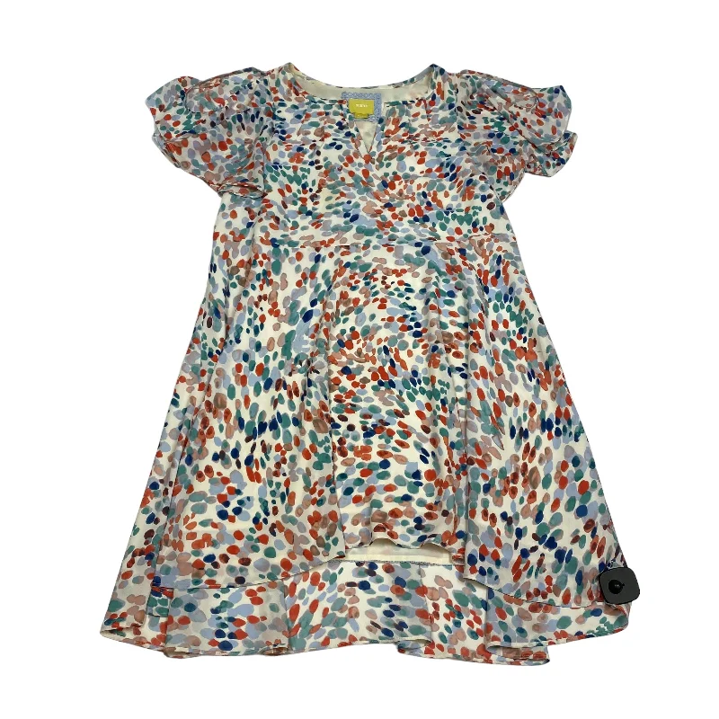 Unbeatable Prices Green & Orange Dress Casual Short Maeve, Size S