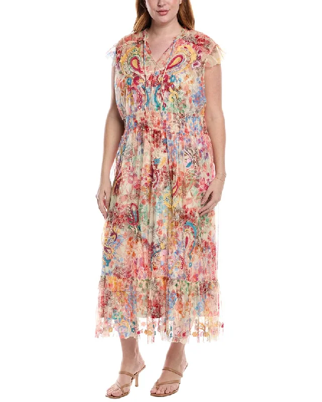 Steals and Deals Johnny Was Plus Mazzy Dress