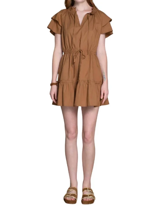 Markdowns Tinsley Dress In Penny Brown