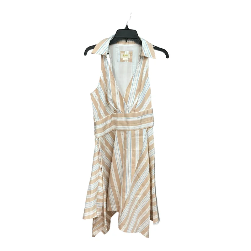 Bargain Prices Striped Pattern Dress Casual Midi Maeve, Size L