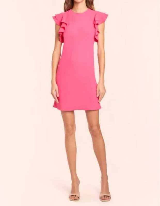 Holiday Sale Fiori Dress In Cerise