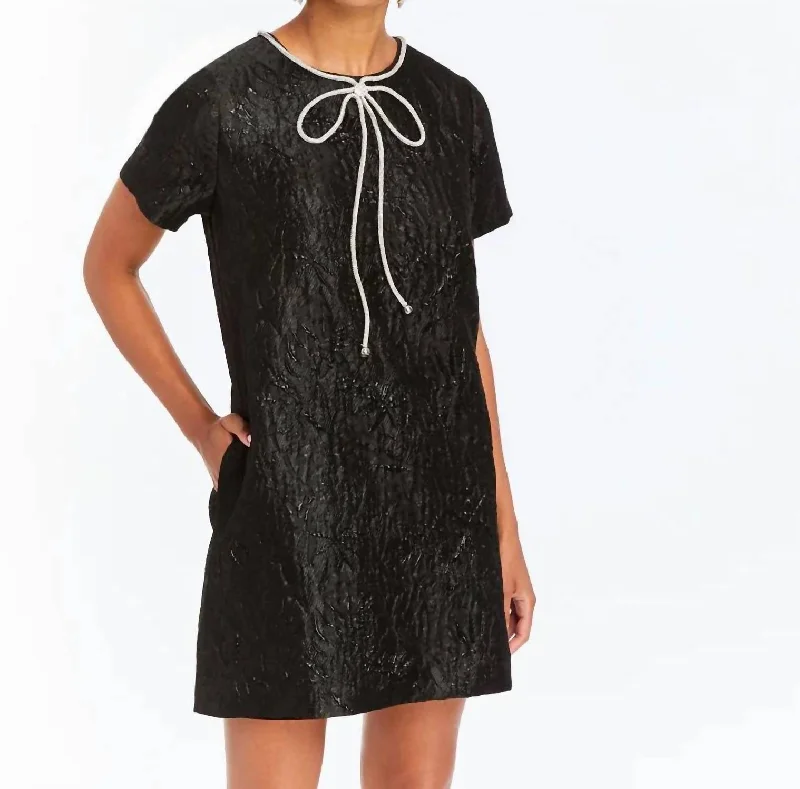 Sneak Peek Sale Ainslee Mini Dress In Black