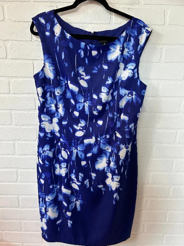 Daily Deals Blue Dress Work Ann Taylor, Size L