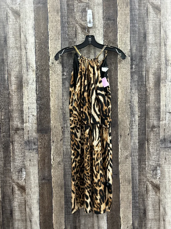 Shop and Save Animal Print Dress Party Short Msk, Size M