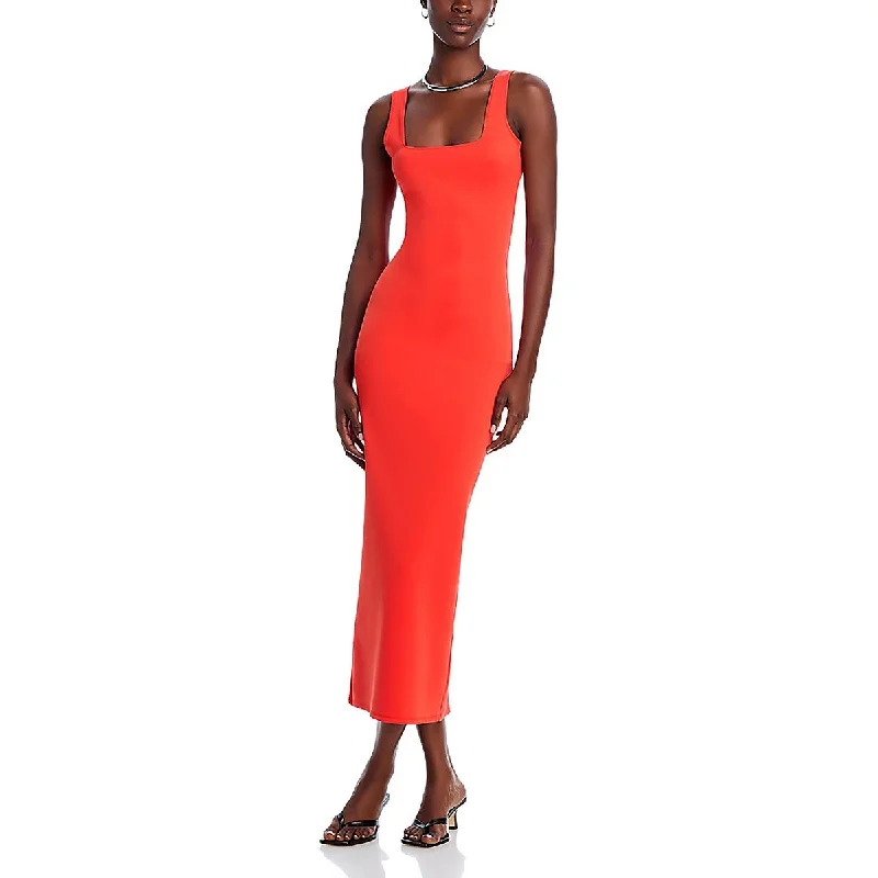 Crazy Deals Womens Square Neck Tank Maxi Dress