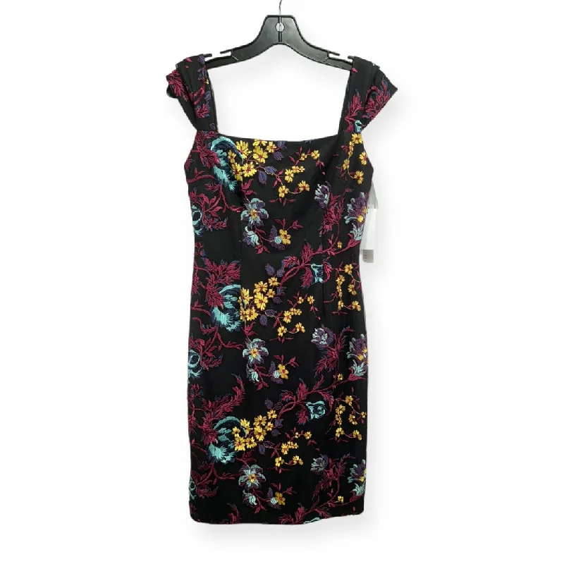 Crazy Savings Floral Print Dress Casual Midi Nicole Miller, Size 2