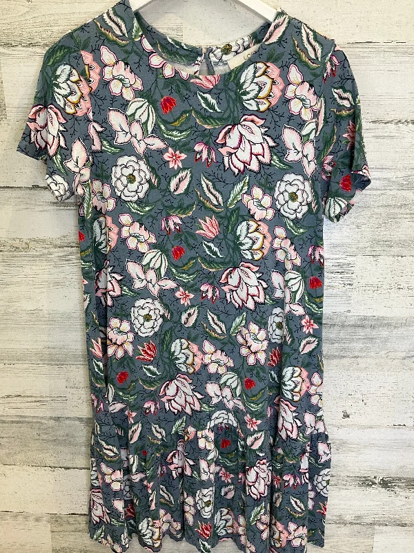 Crazy Savings Floral Print Dress Casual Midi Loft, Size S