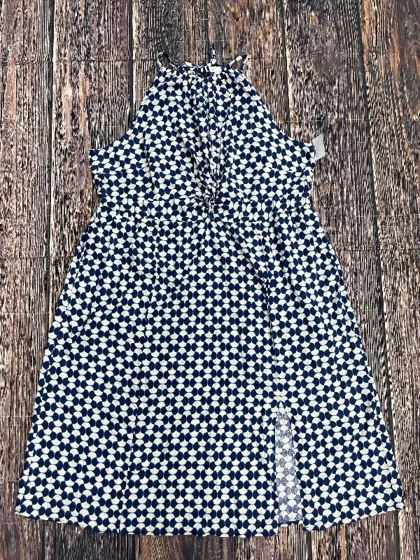 Lowest Prices Blue Dress Casual Midi Ava & Viv, Size 2x