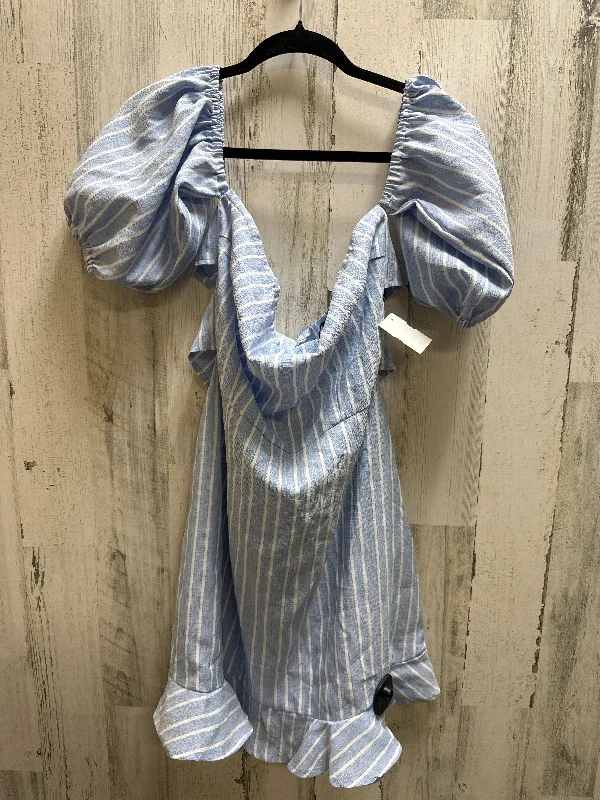 Limited Edition Blue Dress Casual Short Clothes Mentor, Size L