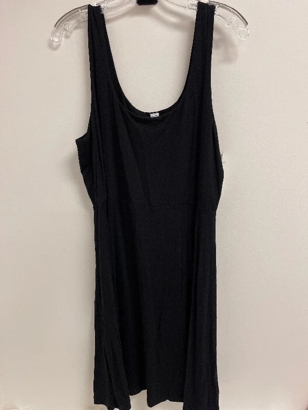 Online Exclusive Black Dress Casual Short Old Navy, Size Xl