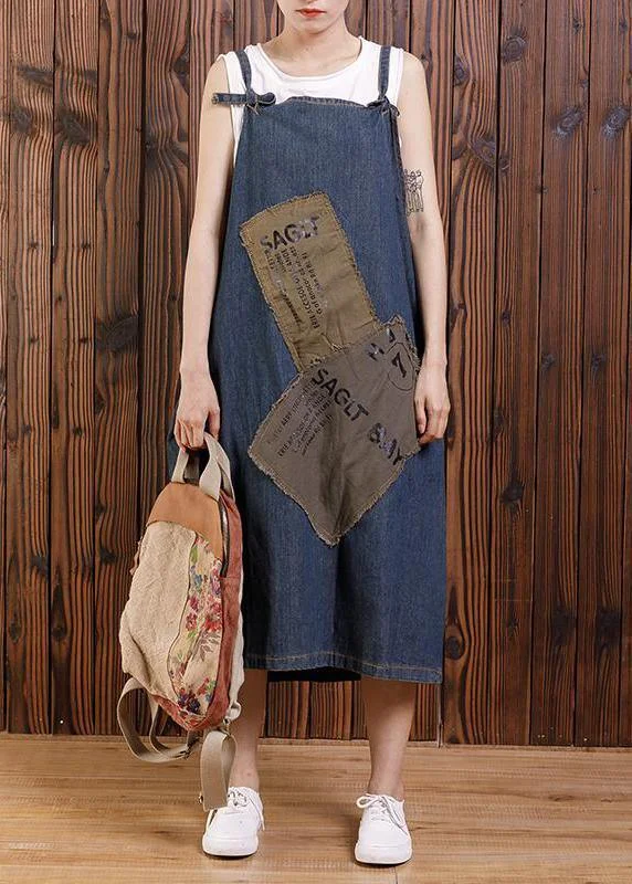 New Markdowns Chic cotton clothes Women Fashion Summer Patchwork Casual Loose Suspender Dress New Markdowns Chic cotton clothes Women Fashion Summer Patchwork Casual Loose Suspender Dress