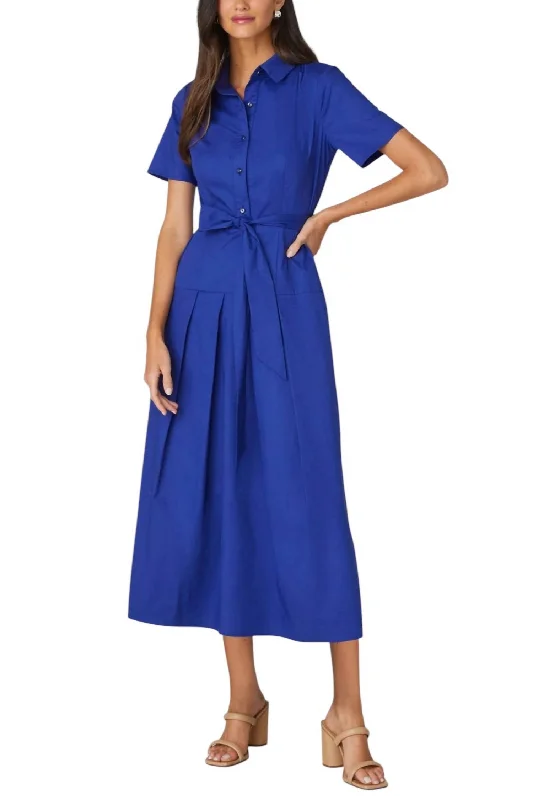 Lowest Price Melanie Dress In Cobalt Blue