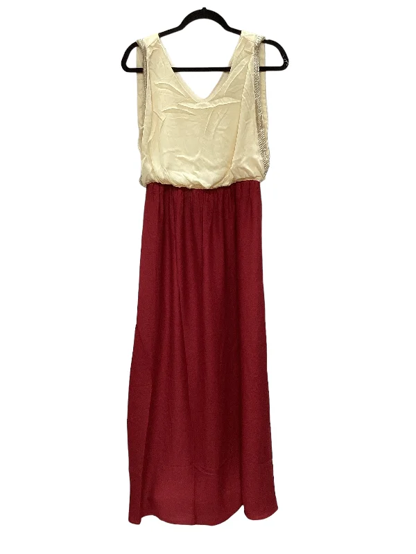 Best Seller Red Dress Casual Maxi Clothes Mentor, Size M