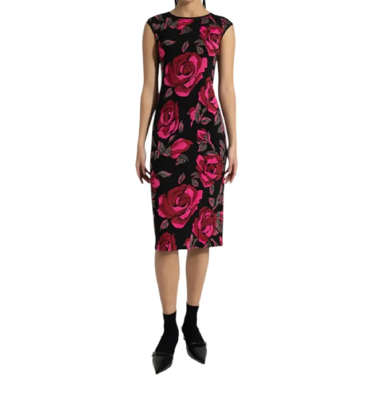 Super Savings Lanai Dress In Pink-Black