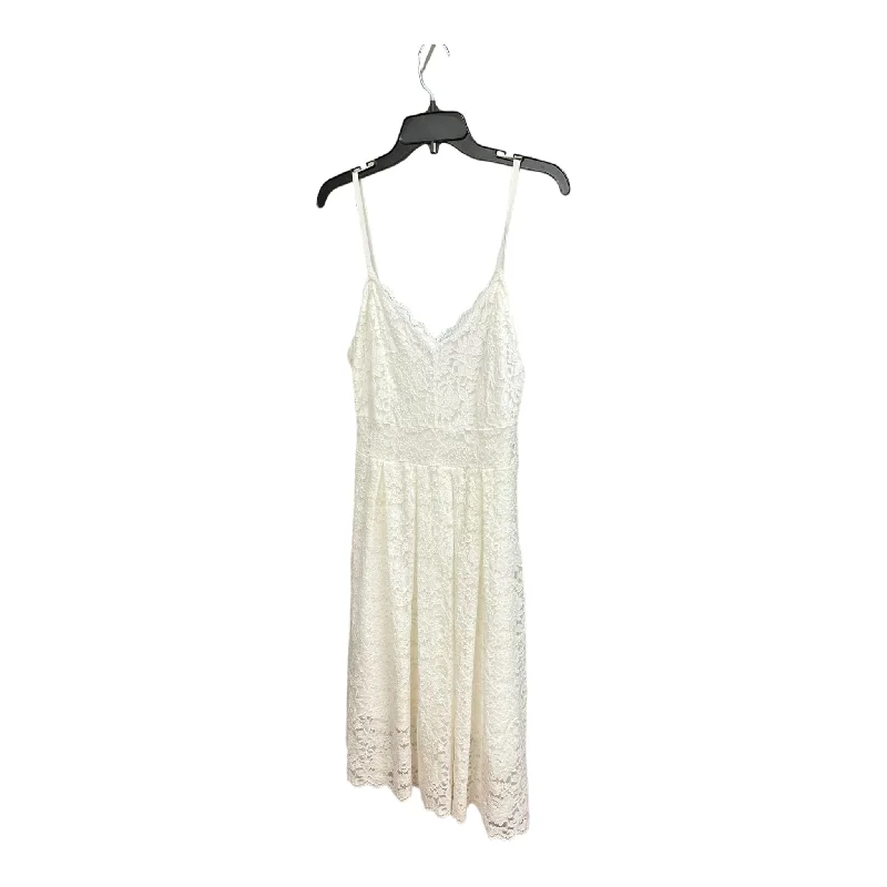 The Best Prices White Dress Party Short Clothes Mentor, Size M