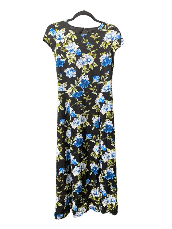 Limited Time Floral Print Dress Casual Midi Banana Republic, Size 8