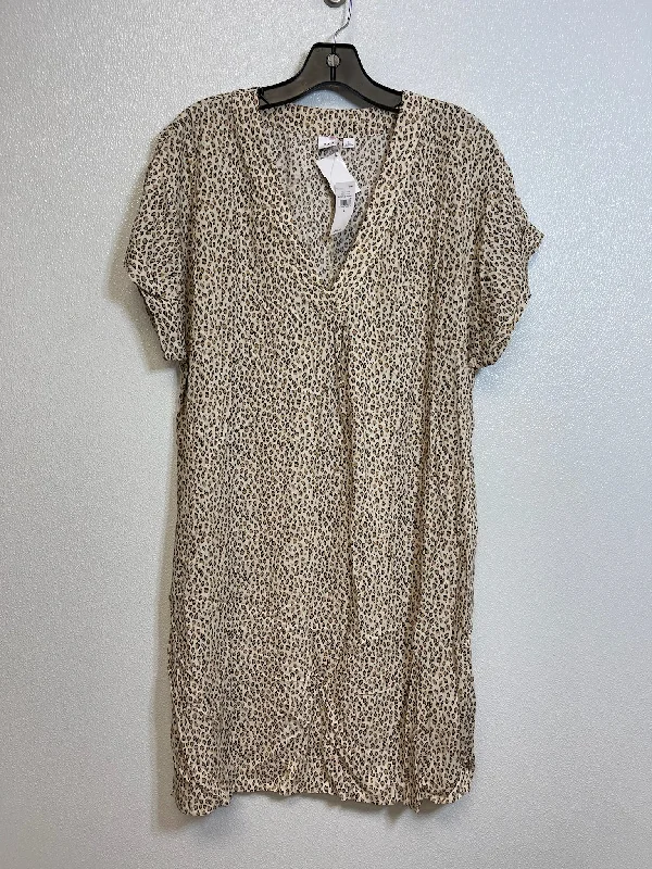 Instant Discount Leopard Print Dress Casual Short Gap O, Size L