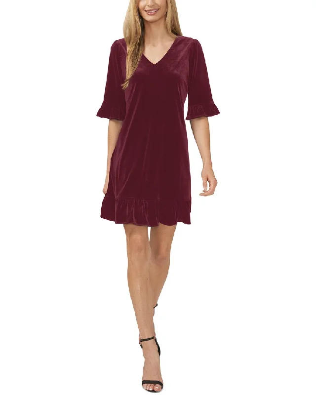 Crazy Deals CeCe V-Neck Elbow-Sleeve Dress