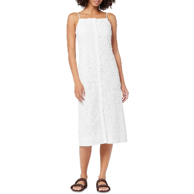 Price Rollback Womens Square Neck Spaghetti Straps Sheath Dress