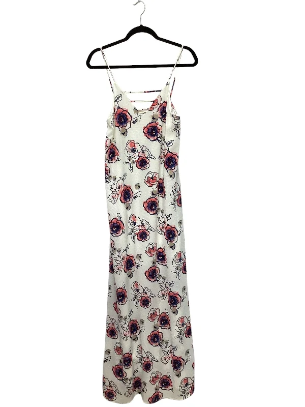 Take Advantage Floral Print Dress Casual Maxi Entro, Size S