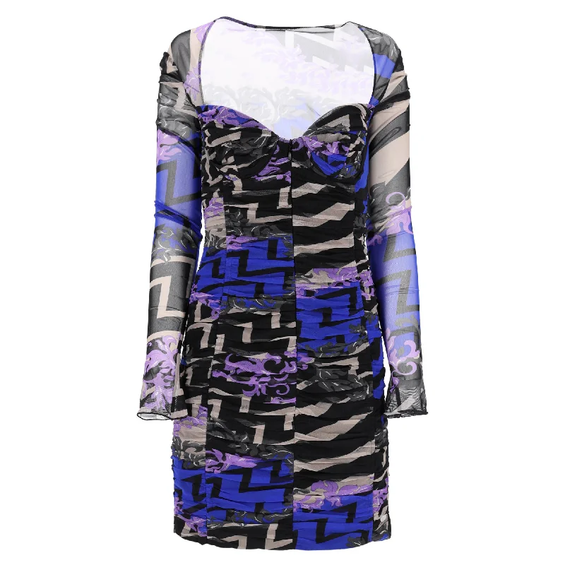 Year-End Sale Emilio Pucci x Koché Printed Mini Dress in Multicolor Polyamide