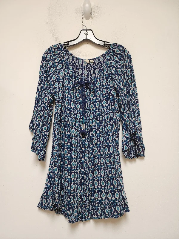 Reduced Prices Blue Dress Casual Short Roxy, Size S
