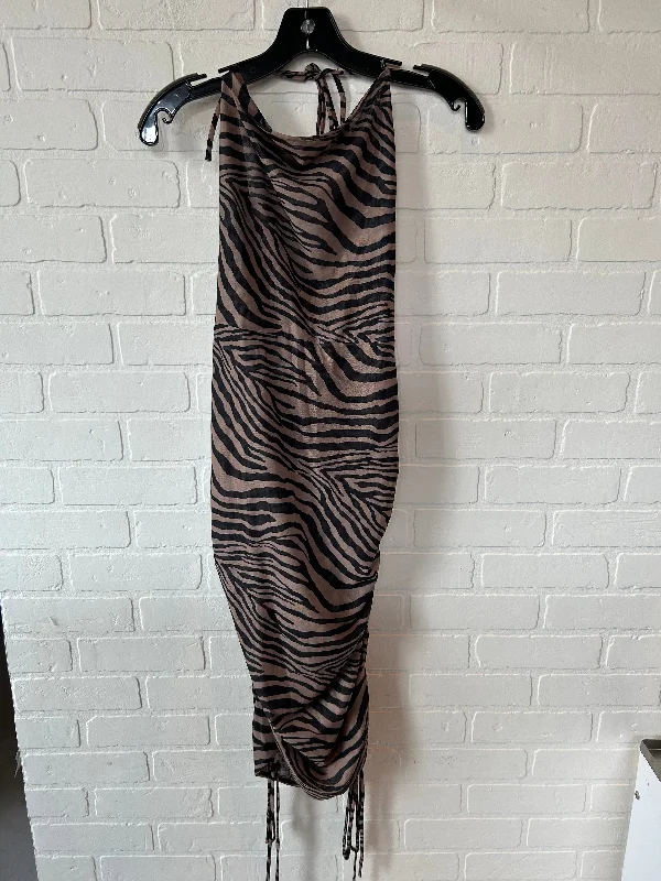 New Arrival Brown Dress Party Short Fashion Nova, Size L