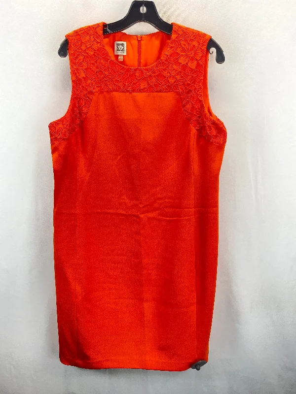 Buy More, Save More Orange Dress Work Anne Klein, Size 14