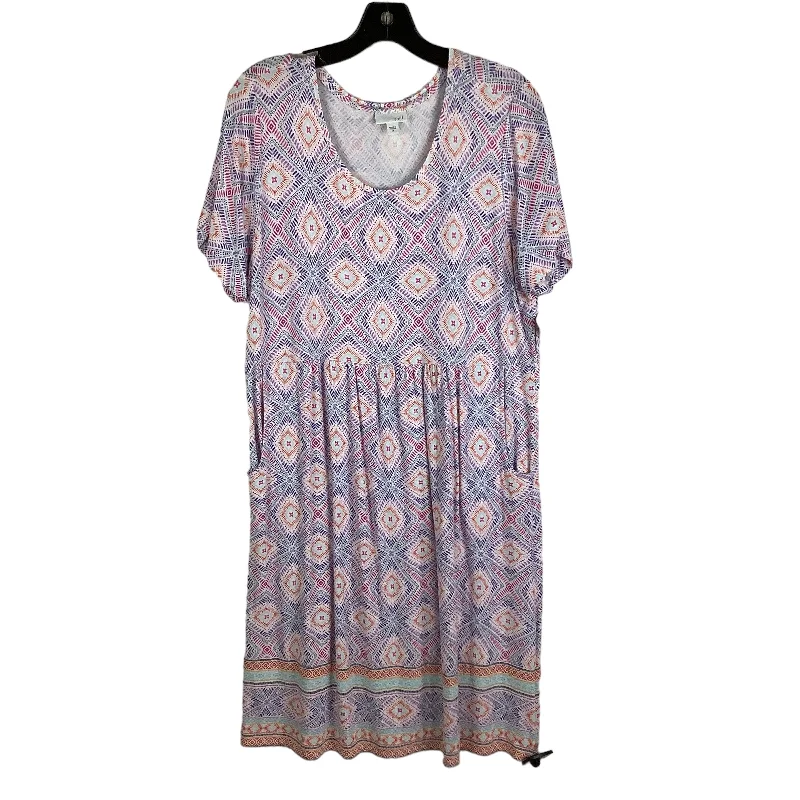 Mega Sale Multi-colored Dress Casual Midi J. Jill, Size M