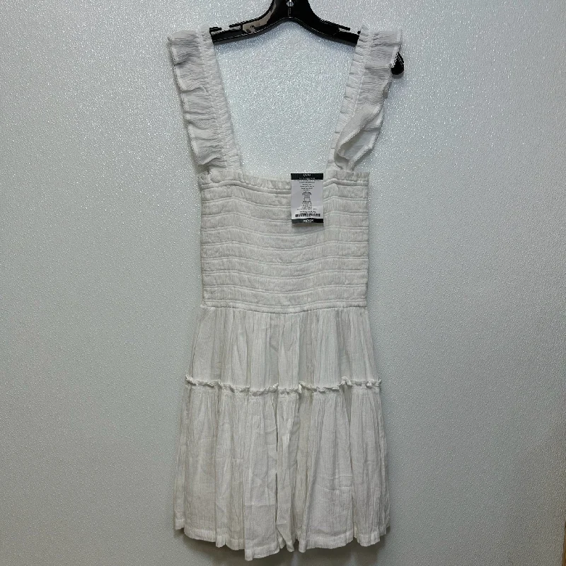 Quick Sale White Dress Casual Short Aerie, Size Xl