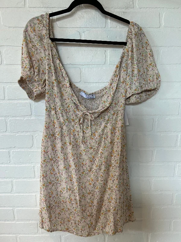Buy More, Save More Tan Dress Casual Short Sophie Rue, Size L