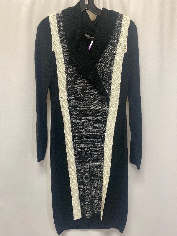 YEAR-End Clearance Black & White Dress Sweater Calvin Klein, Size M