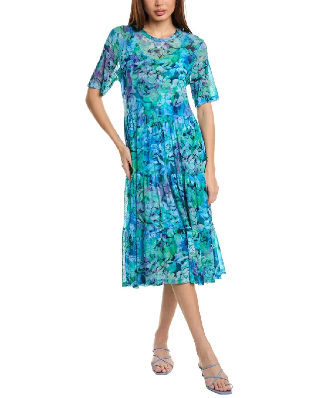 Year-End Sale Johnny Was Tiered Midi Dress