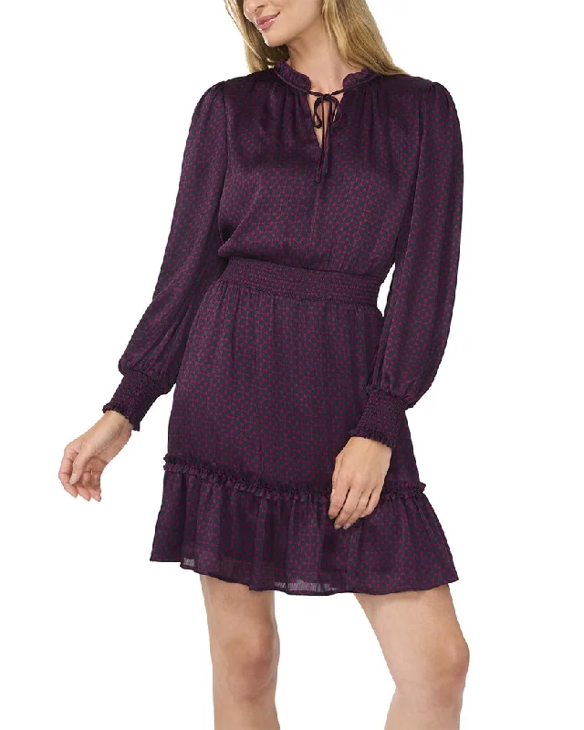 Incredible Offers CeCe Tie-Neck Short Dress