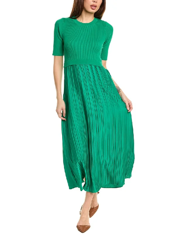 Buy More, Save More Nanette by Nanette Lepore Mixed Media Midi Dress