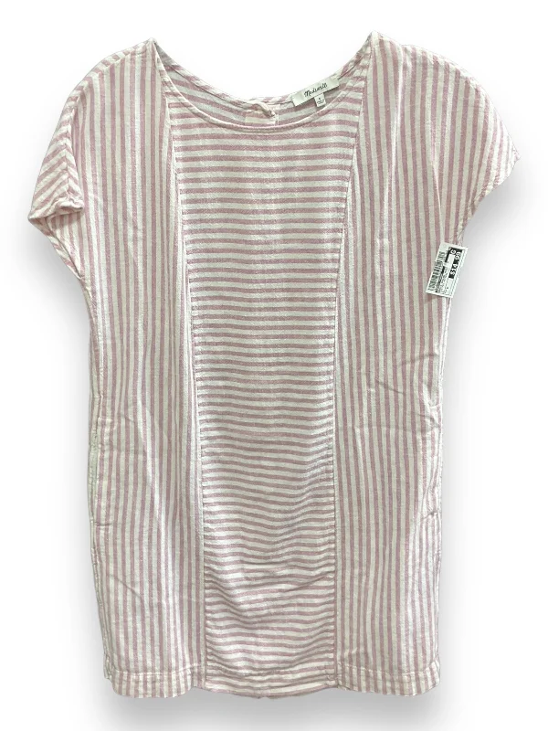 Super Sale Striped Pattern Dress Casual Midi Dress Forum, Size S