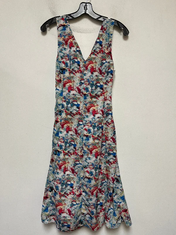 Bargain Prices Multi-colored Dress Casual Midi Carmen By Carmen Marc Valvo, Size Xs