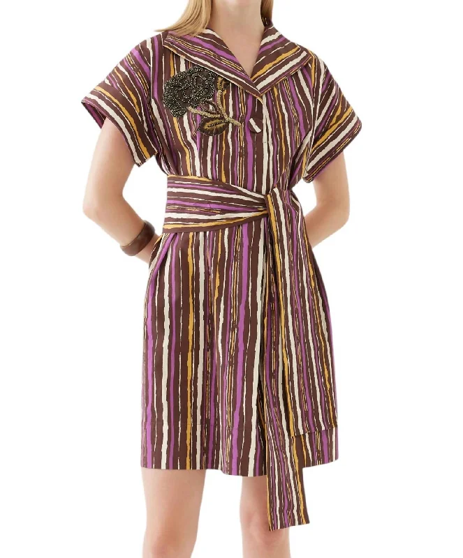 Deal Dash Finely Dress In Purple