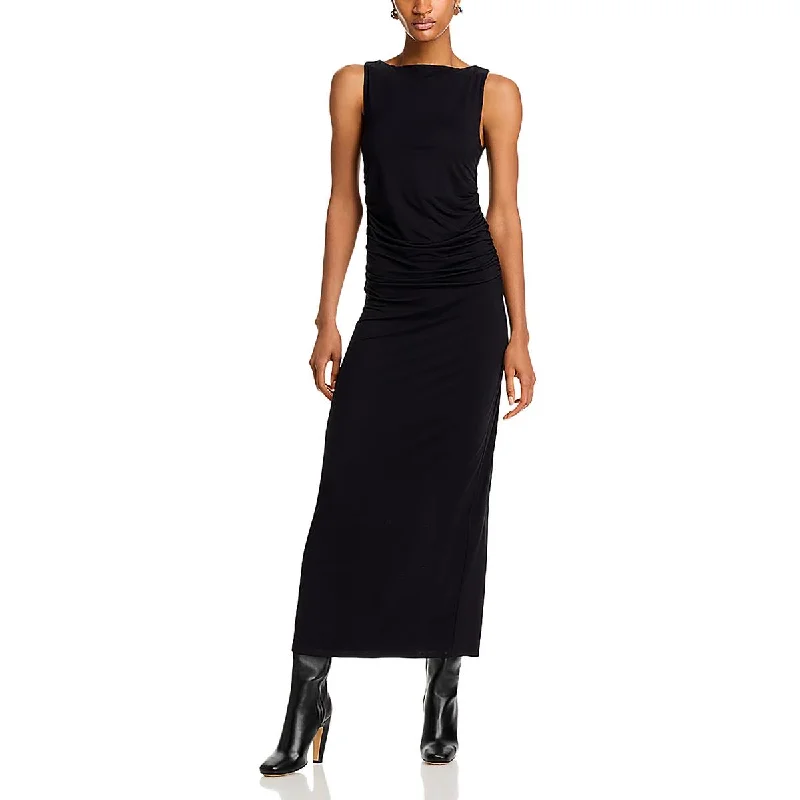Weekend Flash Sale Luca Womens Modal Shirred Maxi Dress