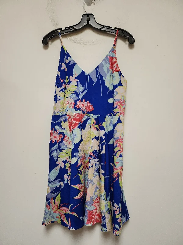 Huge Savings Floral Print Dress Casual Short Yumi Kim, Size L