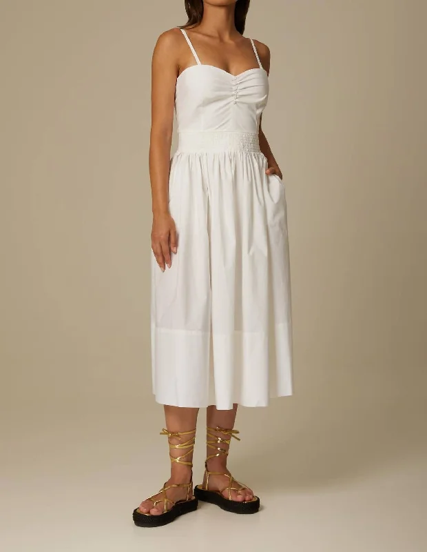 Early Access Miria Strappy Dress In White