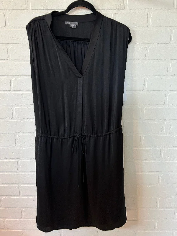 Savings Bonanza Black Dress Party Midi Vince, Size M
